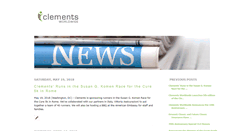 Desktop Screenshot of news.clements.com